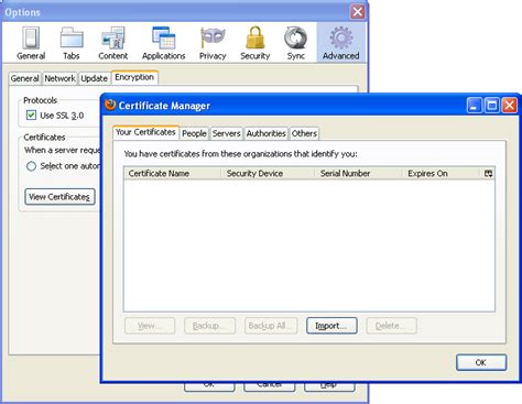 firefox client certificate smart card|google chrome client certificate.